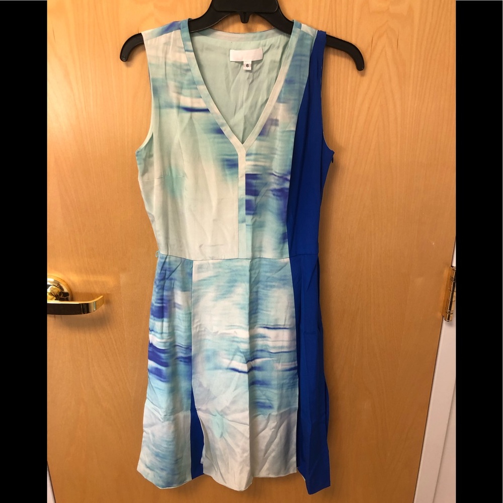 Nonoo Blue Watercolor dress Size 6